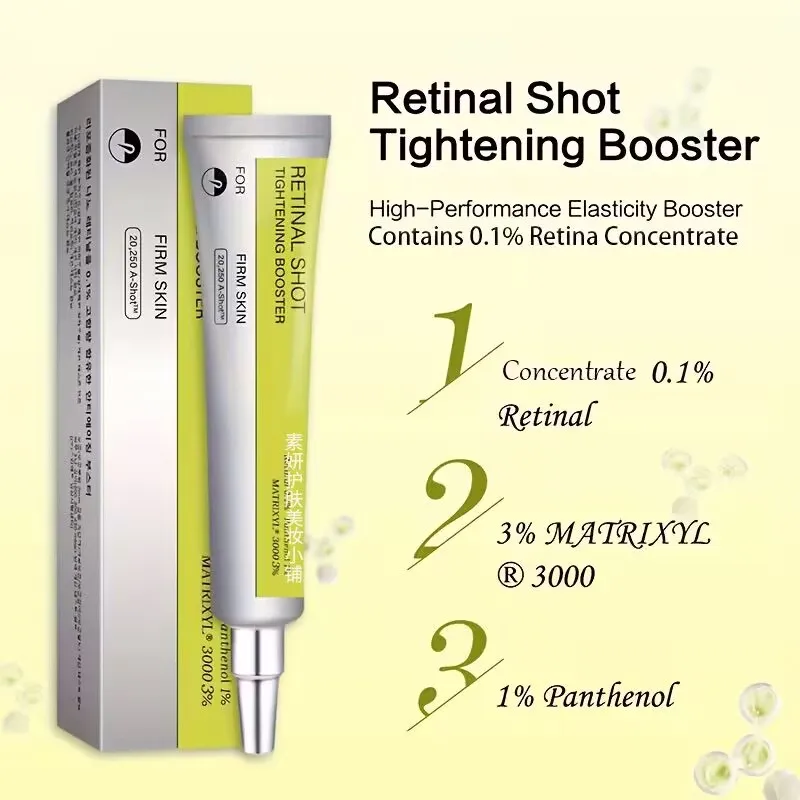 2pcs Korean Retinol Vitamin C Hydrating Shot Tightening Booster Face Cream Eye serum Lightening Dark Circles Firming Moisturizer