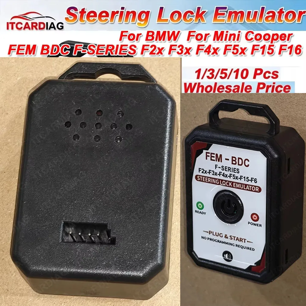 Steering Lock Emulator For BMW for Mini Cooper F-SERIES FEM BDC Simulator For F2x F3x F4x F5x F15 F16 F4x No Programming