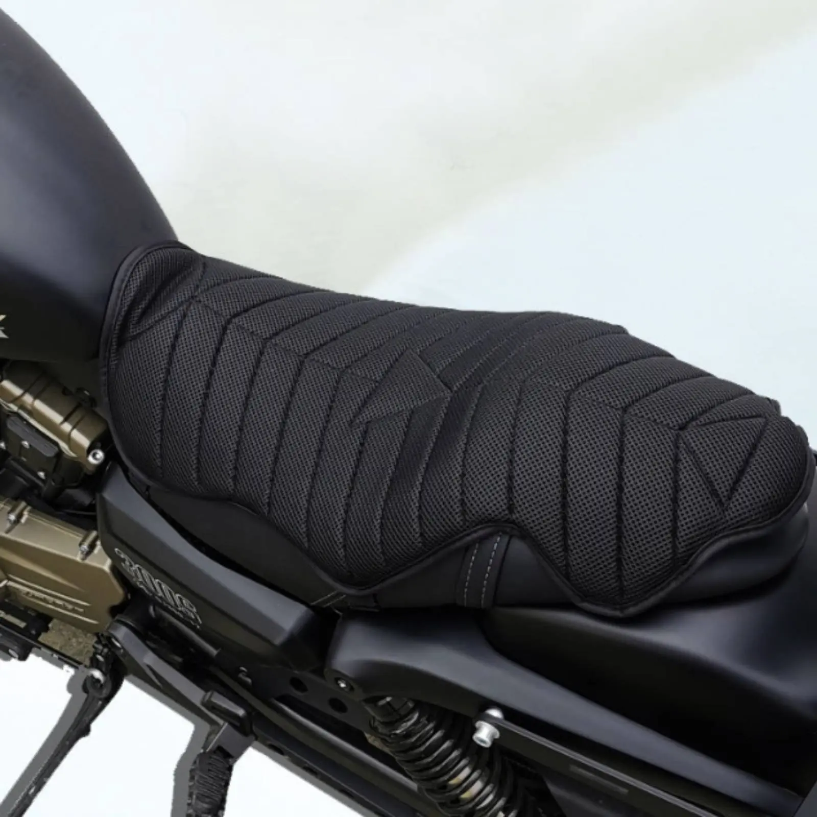 Breathable Motorcycle Seat Pad All-Season Breathable Mesh Seat Cover Three-Dimensional Mesh Motorcycle Pad Easy Installation