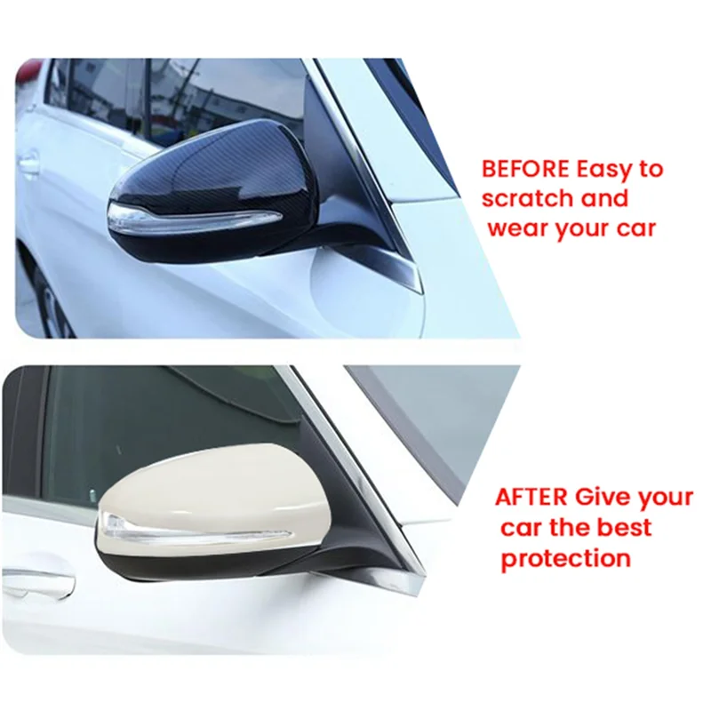 

Простая накладка на зеркало заднего вида жемчужно-белого цвета для Mercedes Benz C E GLC Class W205 X253 W213 W222 A0998110122 A0998110222