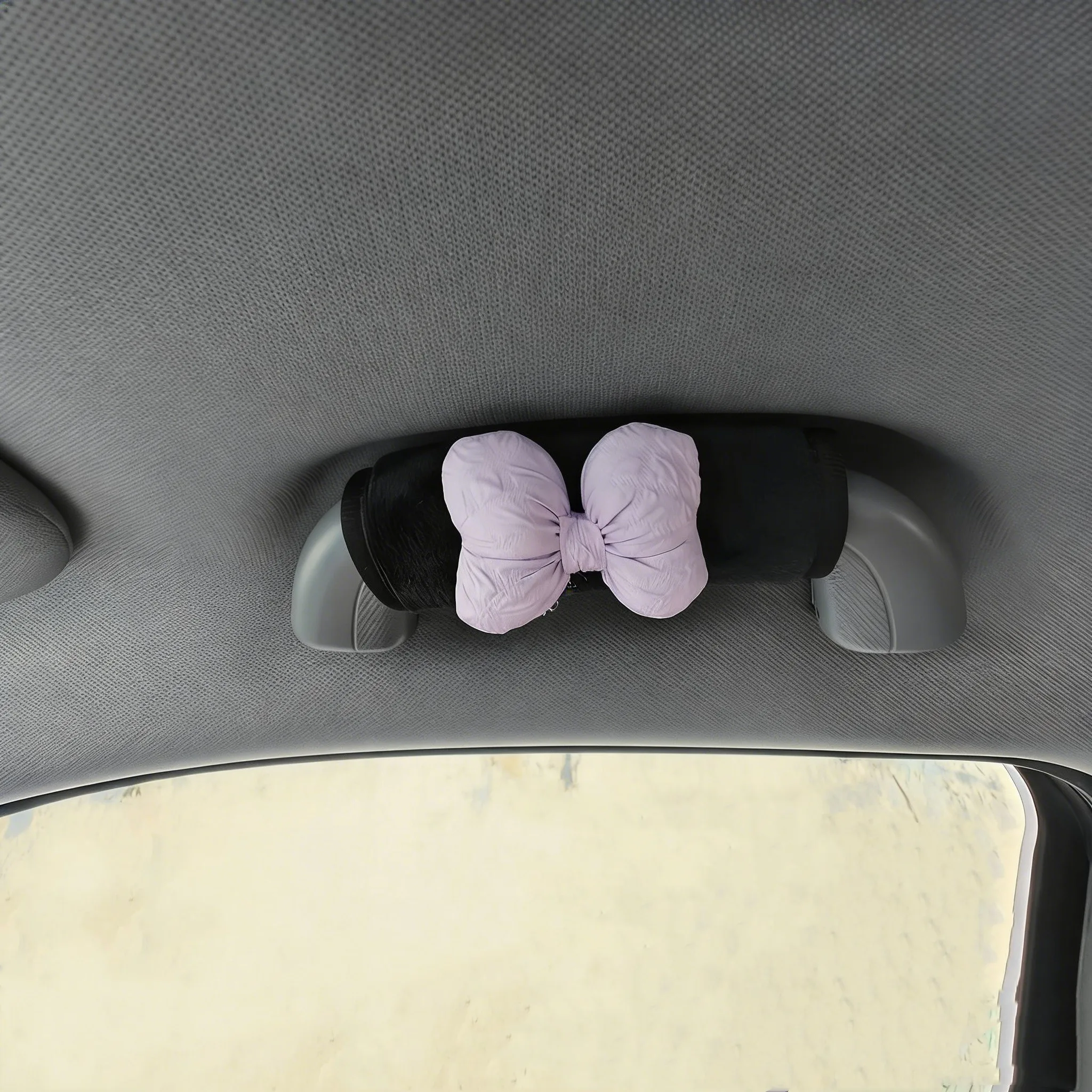 Leuke Cartoon Konijn Panda Autodak Handgreep Cover Universele Alle Seizoenen Auto-interieur Armsteunbeschermer Auto Decor Accessoires