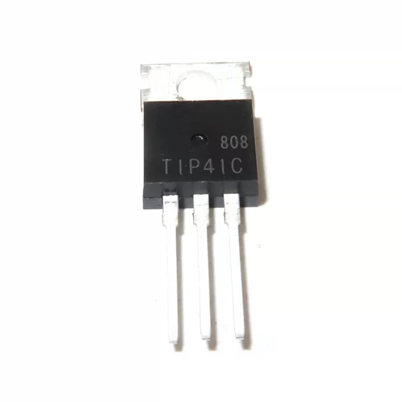 10PCS TIP41C TIP42C Through-Hole TO-220 Darlington Bipolar Power Transistor 5Pair (5pcs TIP41+ 5pcs TIP42) TO220