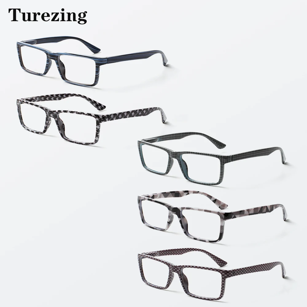 

Turezing 5 Pack Reading Glasses For Men And Women Spring Hinge Oval Frames Colorful Readers Quality Eyeglasses 0.5to 6.0