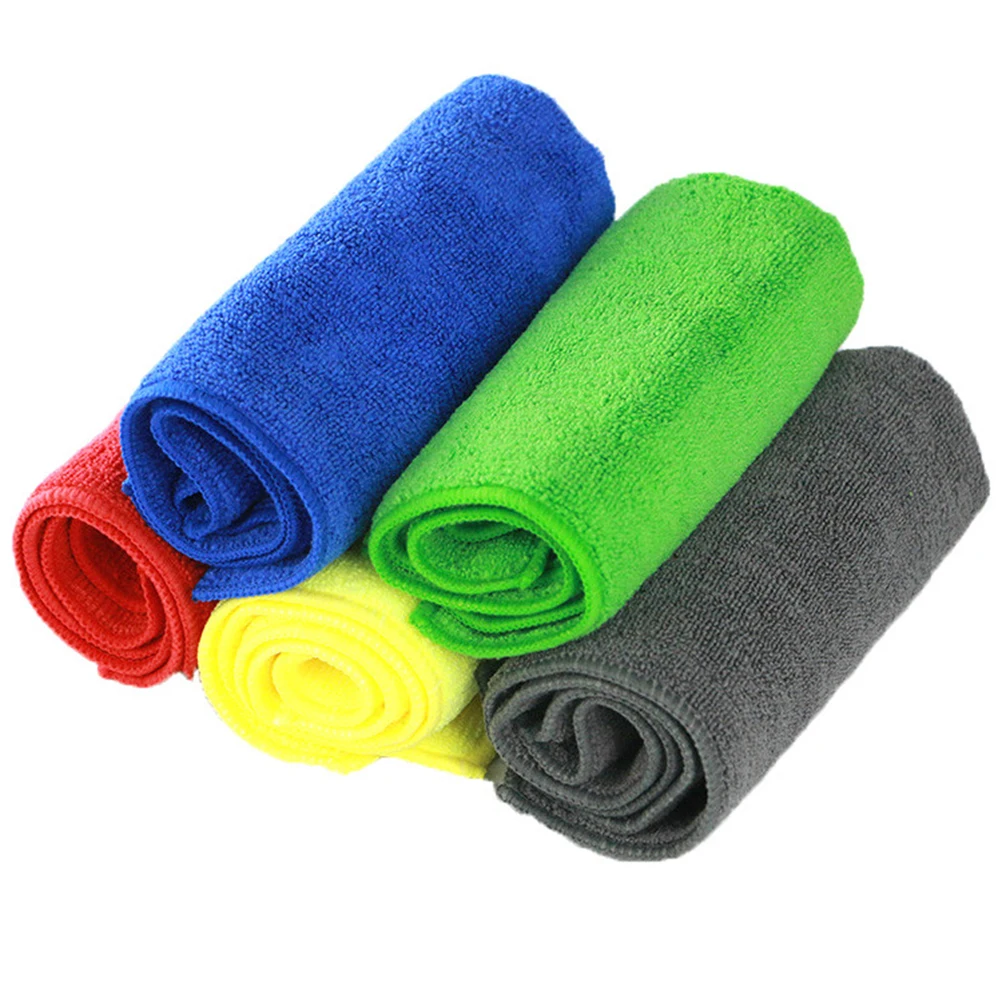 

Kitchen Dish Towels Washcloths Washable Dishcloth Clean Microfiber Cleaning Green Travel