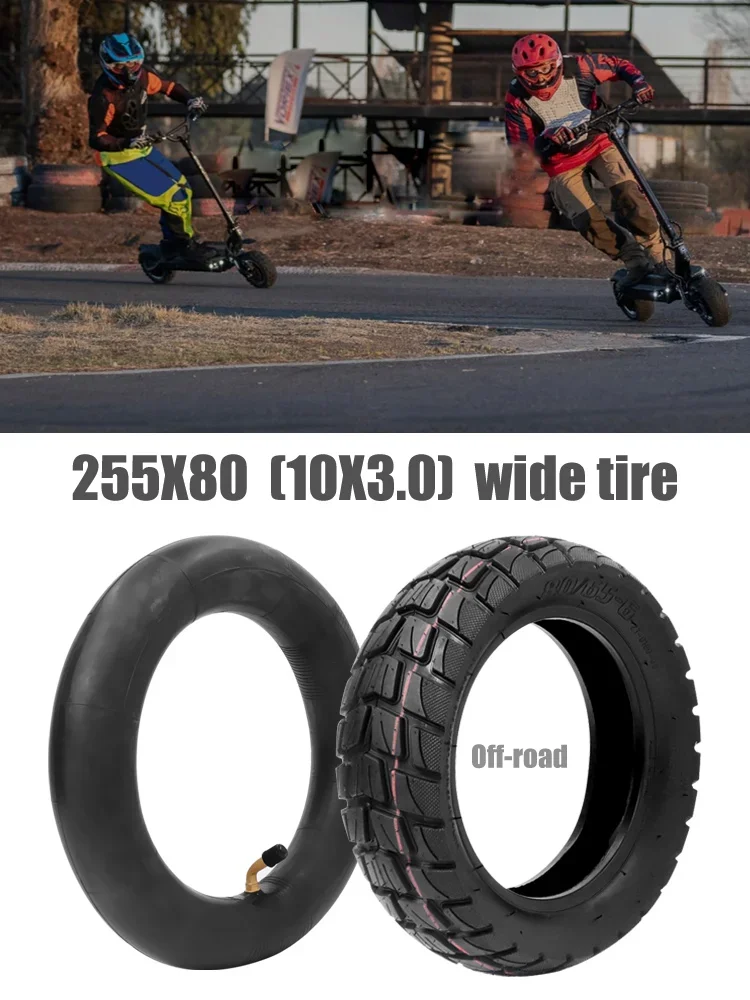 Pneu extérieur intérieur tout-terrain 80/65 – 6, 10x3 pouces, 255x80, pour Scooter électrique Speedual Grace 10 Zero 10X Kugoo M4 Pro