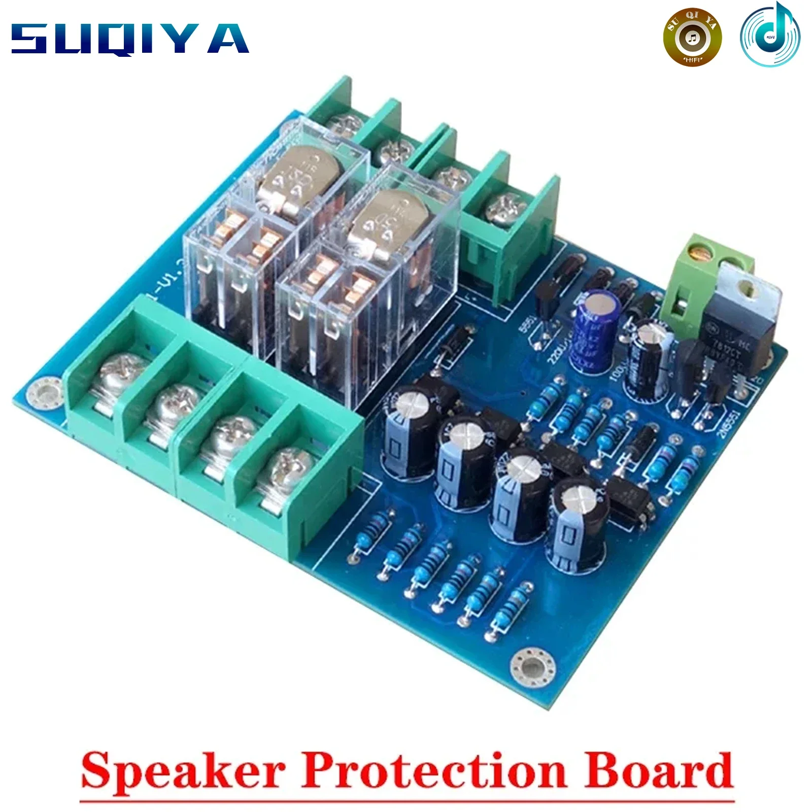 

Photoelectric Isolation Loudspeaker Protection Board for Left and Right Independent Audio Amplifier and BTL Power Amplifier