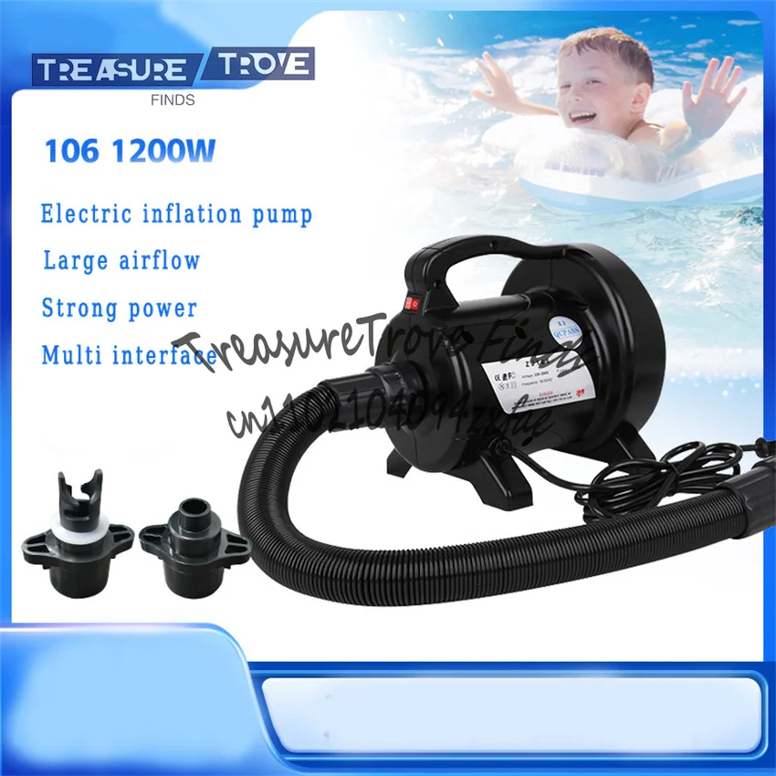 

1200W 110V / 220V Electric Inflatable Boat Pump Inflatable Tent Inflatable Boat Pump For Boat Rubber