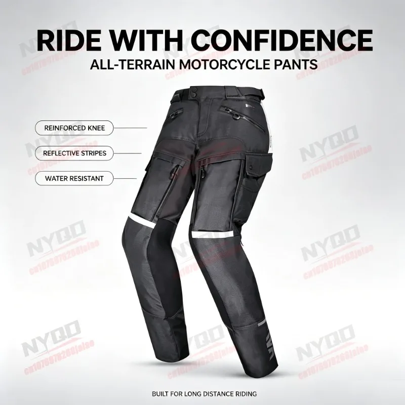 LS2 X-MASTER Motorcycle Riding Pants Adventure Pants CE Certified Men's Motorcycle Travel Pants LS2 ADV Waterproof and Anti Drop