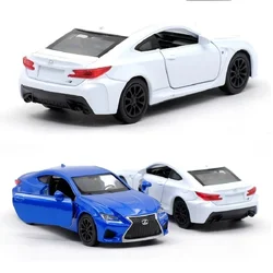 1:36 WELLY LEXUS RC F Diecast Alloy Car Model Metal Toy Vehicle Pull Back Car Model High Simulation Collection Childrens Gifts