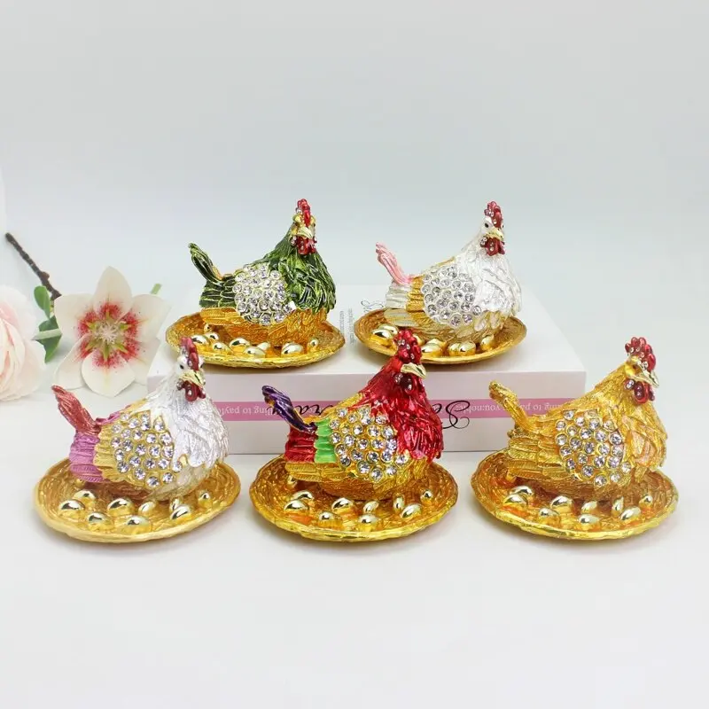 For Feng Shui Lucky Creative Home Decoration Hen Ornament Living Room Entrance Office Ornament