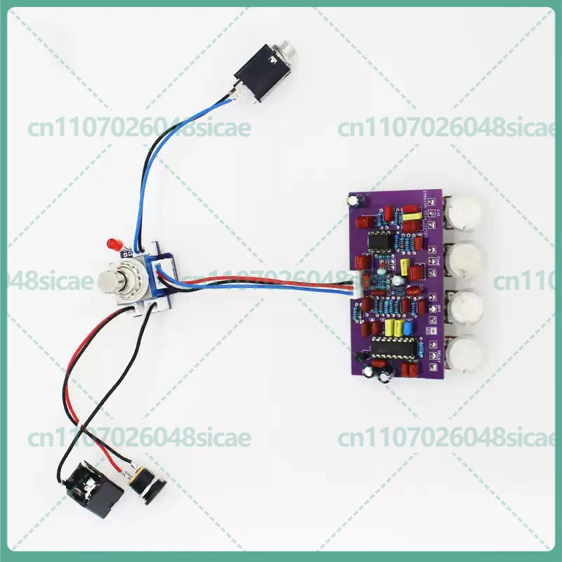 

1-5pcs FOR Faux Echo Delay DIY PCB Guitar Effect Pedal Kit Circuit Board