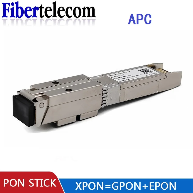 Xpon Stick ONU 1.25G/2.5G SFP Pon Stick مع MAC PPPoE IPoE HGU SC موصل 1310/1490nm 20KM OLT ONU MAC XPON=EPON/GPON