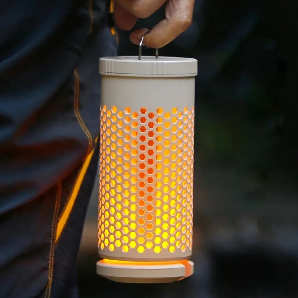 

Portable 2600mAH Camping Light Scalable Dual Color Emergency Lighting 4 Mode USB Rechargeable Honeycomb Lantern Tent