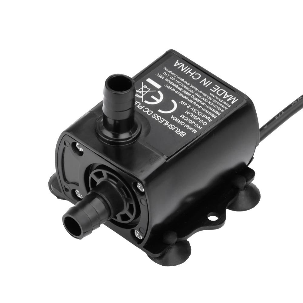 Pompe à eau ultra silencieuse pour sécuritaires, jardin, fournitures de camping, USB, 5V, 4.8W, mini, sans balais, étanche, fontaine SubSN, aquarium