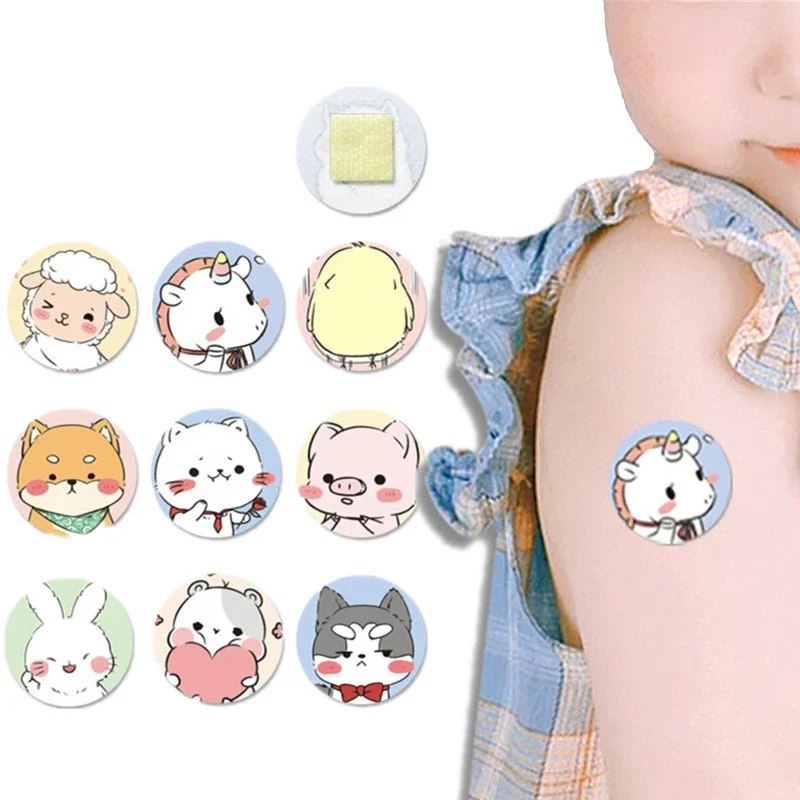 120pcs/lot Cartoon Plasters Wound Dressing Band Aid Patch for First Aid Strips Waterproof Woundplast Adhesive Bandages