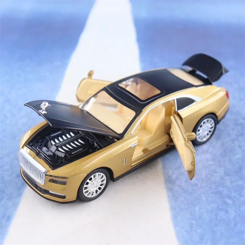 1:32 Rolls-Royce SPECTRE High Simulation Diecast Metal Alloy Model car Sound Light Pull Back Collection Kids Toy Gifts X69