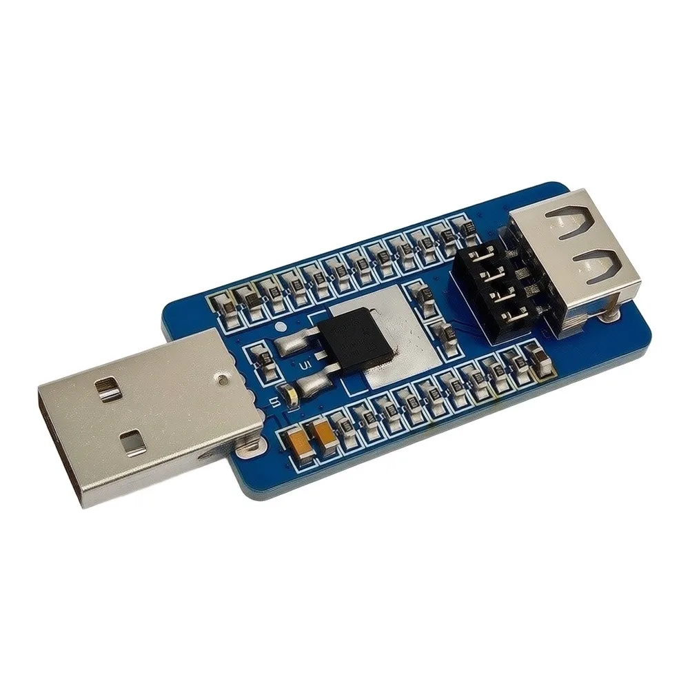 USB for Power Bank Virtual Load Module with LM317 Regulator and Four Standard Current Outputs for Reliable Load Simulation
