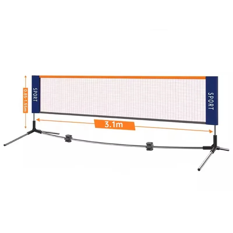 

Luspeed Professional Tennis Net Portable 3.1/4.1/5.1/6.1m Outdoor Indoor Tennis Net for Court