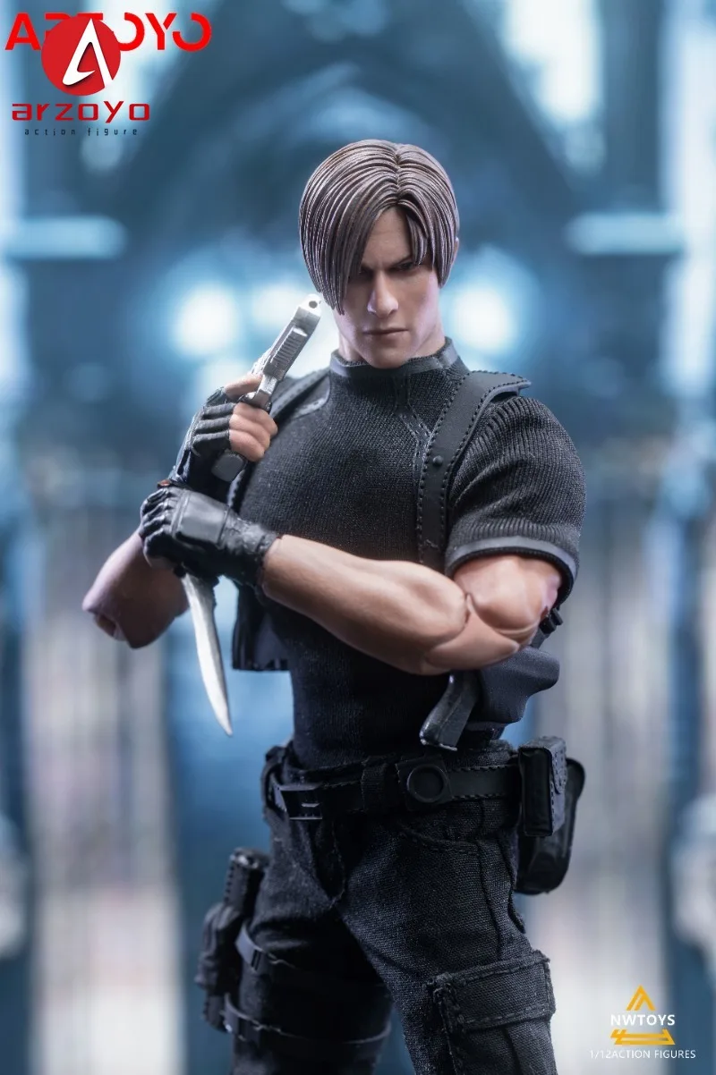 Nwtoys 1/12 مقياس ضابط الشرطة 6 بوصة ذكر الجندي عمل الشكل دمية مجموعة كاملة للتجميع