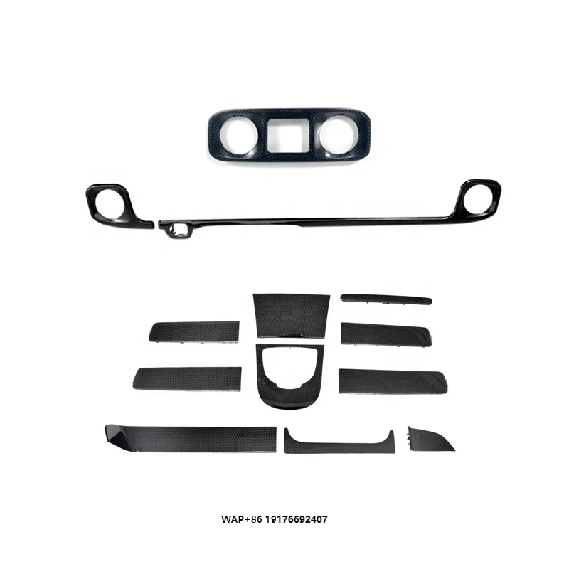 G Class W464 Car Interiors Dry Carbon Material 13 Pcs Set LHD RHD Car Interior Auto Parts Car Accessories