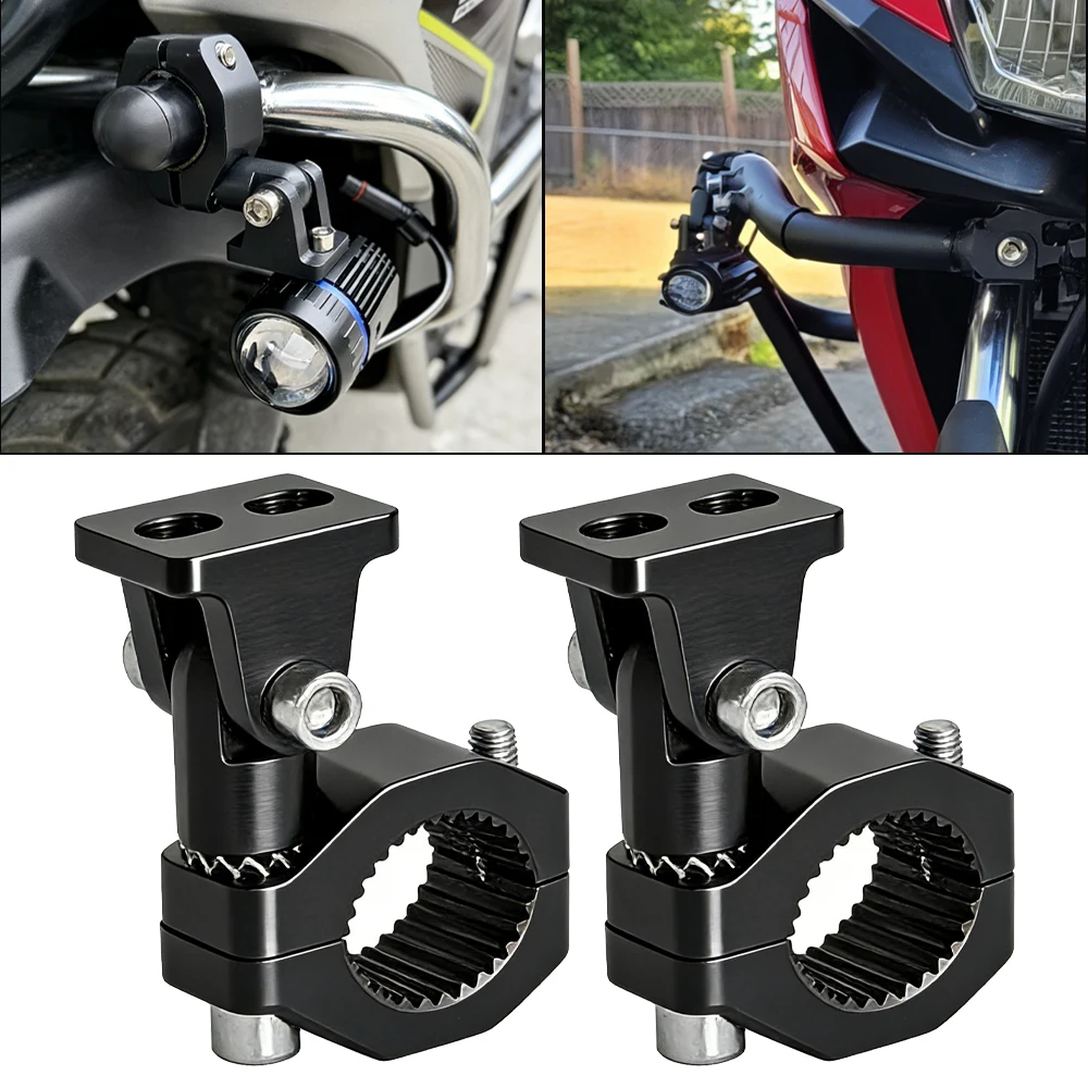 Motorrad Bull Bar Montagehalterung Lichthalterung Klemmrohr für LED-Fahrlichtstrahler Passend für LKW ATV Motorrad Sturzbügel