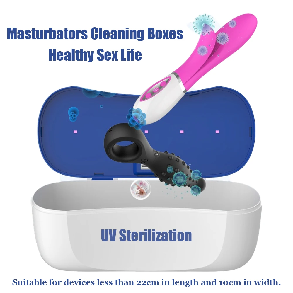 Masturbator Cleaning Box Vibrators Anal Plug Cleaner UV Sterilization  Disinfection Healthy Sex Life Sex Toys for Adults Cleaner