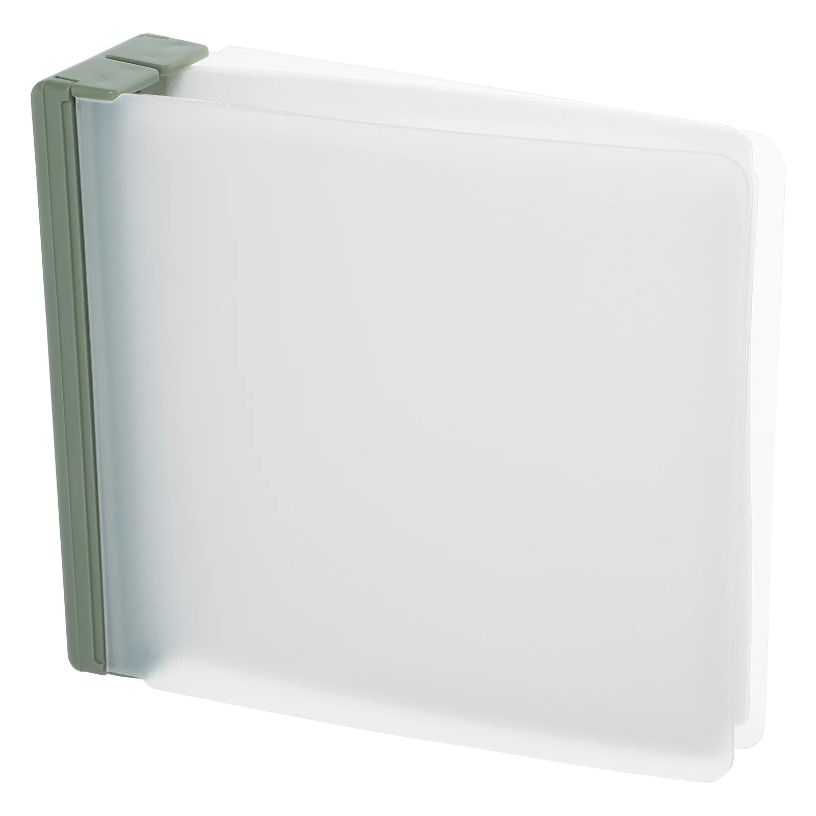 

1pc CD Storage Box Dvd Organizer Case Empty Light Green Travel Disc Holder Compact Portable Non Woven Fabric Reliable