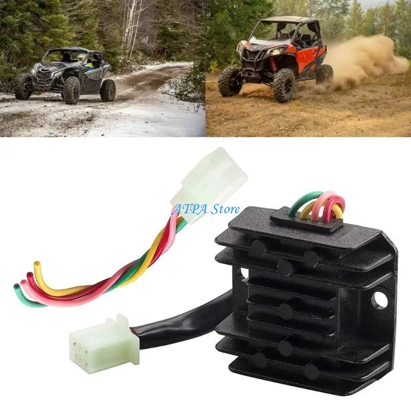 

U13C 12V Motorcycle Regulator Rectifier High Compatibility For CG125 GY6 Beach Bike