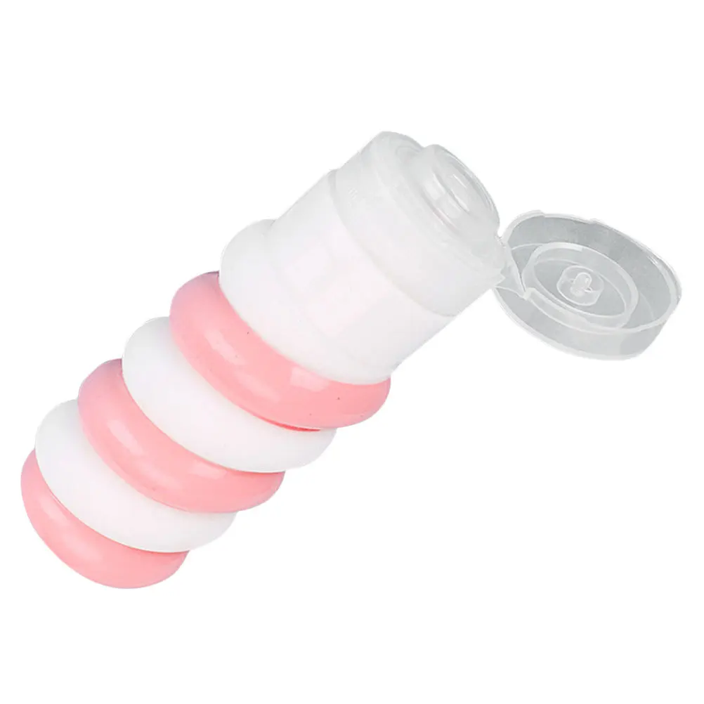 Silikon-Reiseflaschen-Set, 90 ml, nachfüllbar, Lotionsbehälter, Shampoo, Duschgel, tragbare Toilettenartikel, auslaufsicher, langlebig