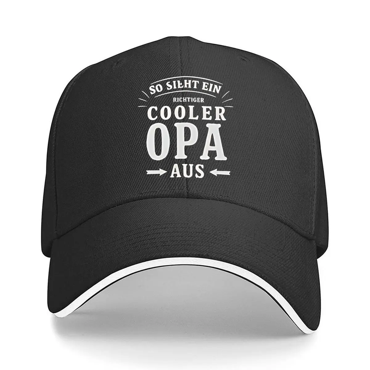 Cool Opa Vintage Metal Sign Hip Hop hat Fashion Outdoor Sports Sandwich Baseball Cap