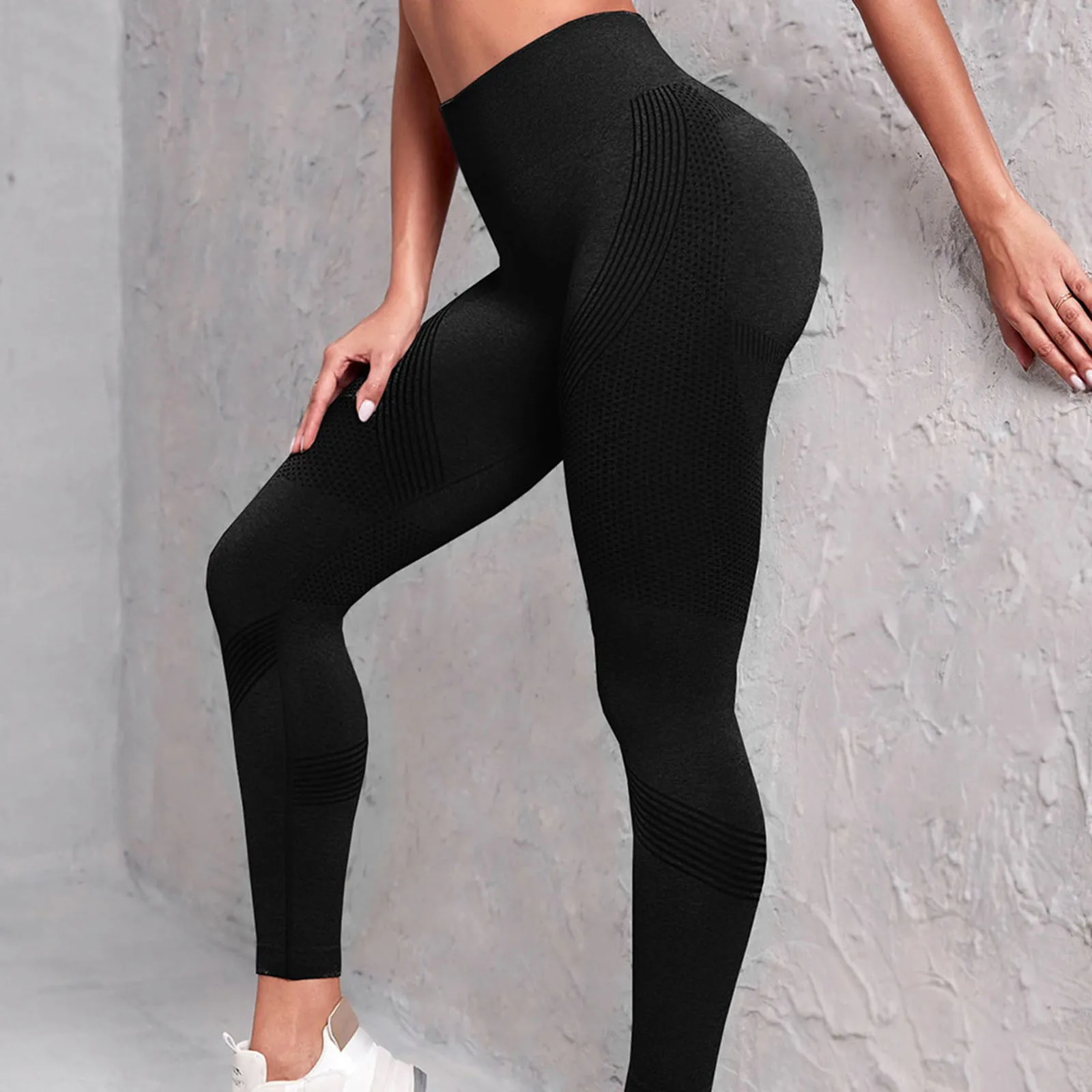 Damskie bezszwowe legginsy Fitness Sport Butt Lift treningowe spodnie do jogi wysokiej talii kontrola brzucha rozciągliwe konturowe legginsy gimnastyczne