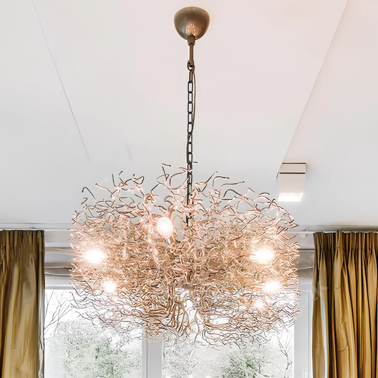 

1 Set Heavy Duty Hanging Chain Kit With Carabiner For Plants, Bird Feeders, Lanterns, Pots, Flowerpots, Light Fixtures, Planter