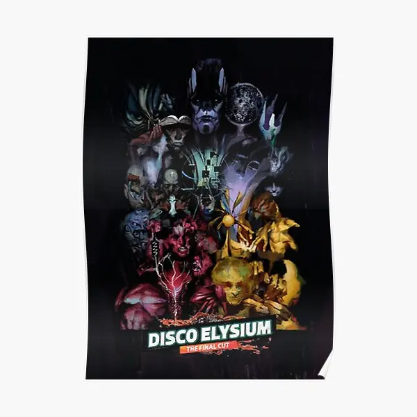 Discoelysium The Final Cut  Poster Vintage Decoration Art Picture Print Wall Room Funny Painting Decor Modern Mural No Frame