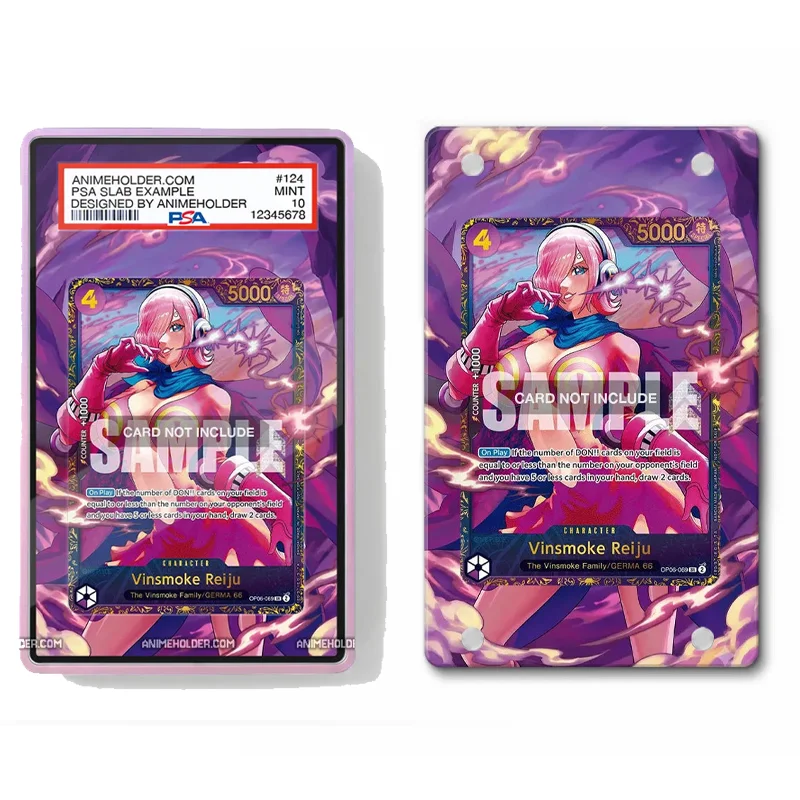 Vinsmoke Reiju SR OP06-069 Promo Wings of the Captain One Piece Cards Custom Art Display Cases PSA Collection Card Acrylic Stand