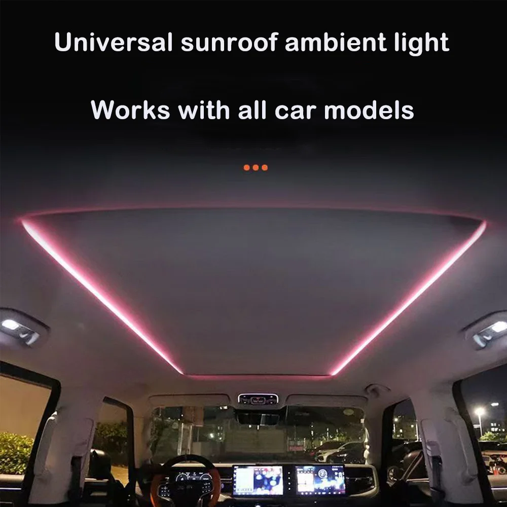 Car Sunroof Ambient Lights Reading Ambient Light Applicable to all cars Atmosphere Sunroof Light Car Roof Skylight Ambient Light