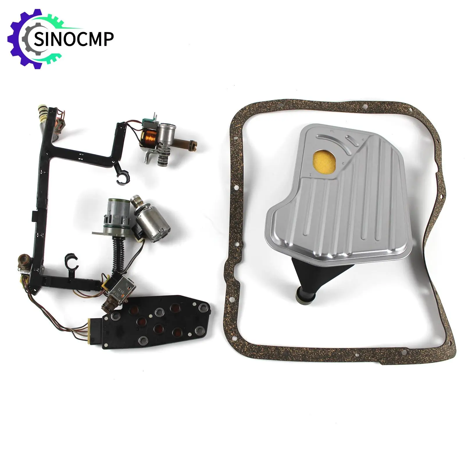 

Комплект соленоидов автоматической коробки передач 4L60E 4L65E с жгутом проводов для GM Camaro Chevrolet Suburban Tahoe GMC C/K 1500 2500 годов 1993-2005 годов