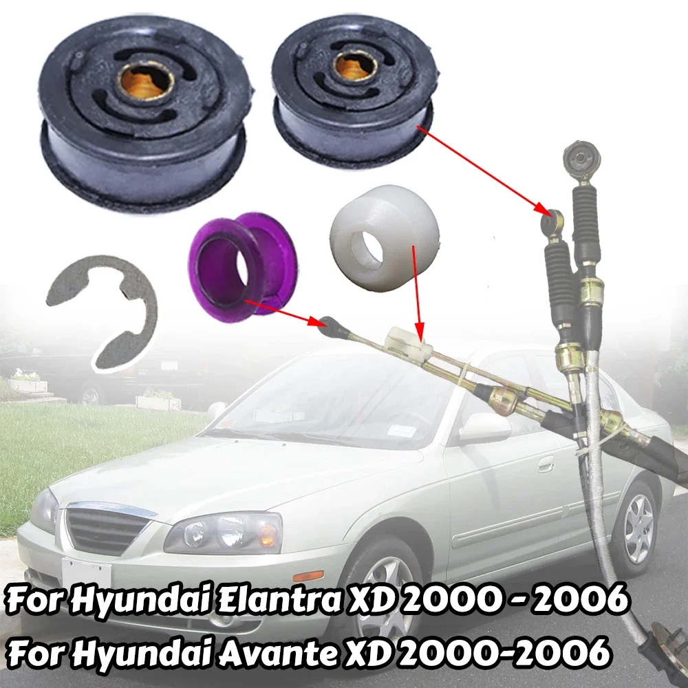 

For Hyundai Elantra XD Avante Manual Gearbox Shift Cable Linkage Bushing Shifter Lever Selector Rod Connect Bushing 2000 -2006