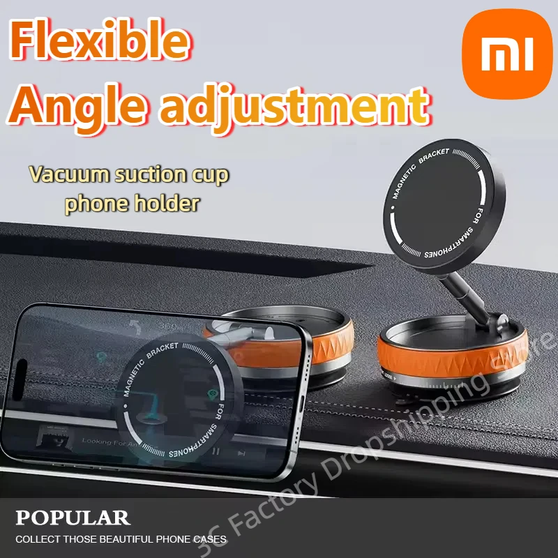 

Xiaomi 360° Magnetic Vacuum Suction Cup Holder For IPhone Huawei Universal Mobile Phone Holder Folding Stand For Multi-Scenario