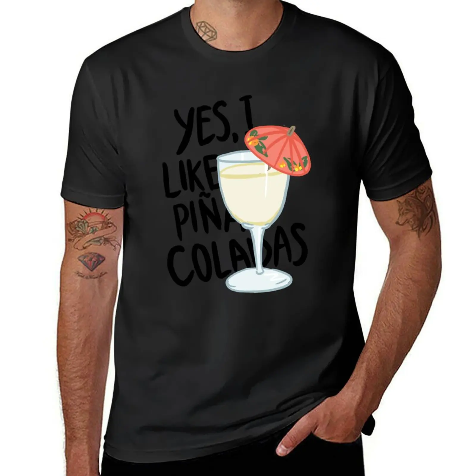Футболка Pina Colada song для любителей спорта, кавайная одежда, мужская футболка большого размера