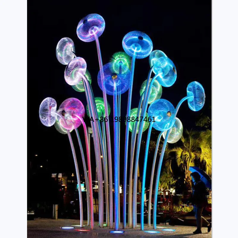 

Beautiful Jellyfish Led Light Landscape Illuminated Outdoor Waterproof Luminous IP65