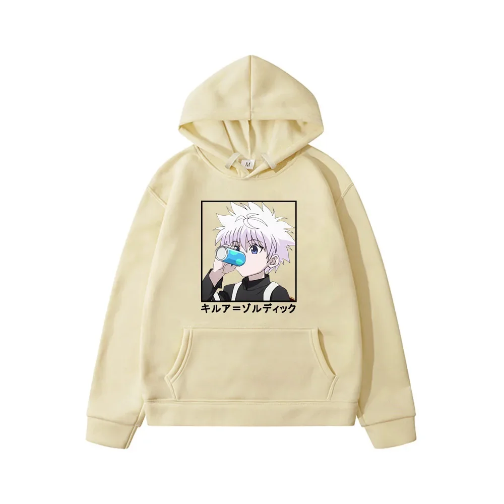 Children\'s Clothing Hunter X Hunter Hoodies Killua Zaoldyeck Loose Hooded Sweatshirt for Girl Hoody Pullover Clothing for Boys