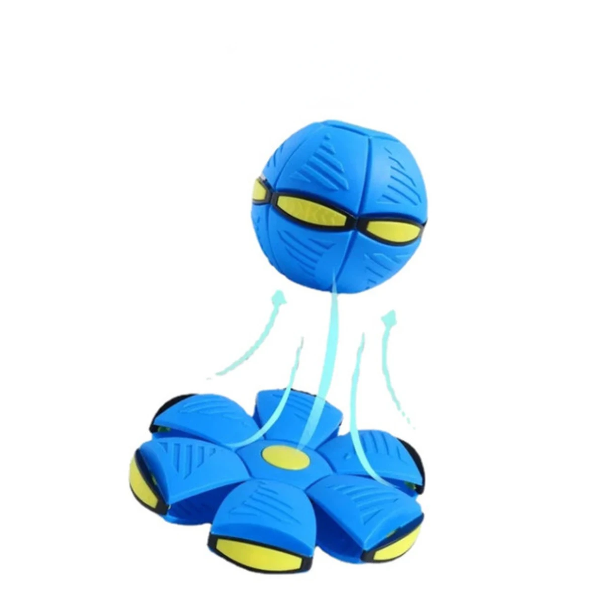 Bola de platillo volador para mascotas, pelota mágica de disco para lanzar al aire libre y adiestramiento interactivo para perros, suministros de juegos deportivos, juguete para mascotas OVNI