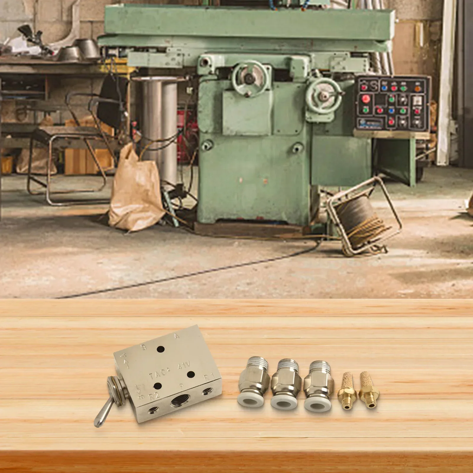 

TAC241V Mechanical Switching Valve for Pneumatics Flexible Application in Industrial Settings with a Secure Connection