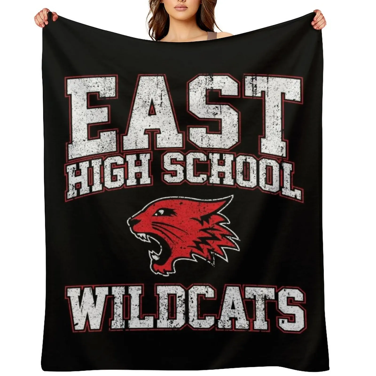 

East High School Wildcats Throw Blanket Baby Fashion Sofas heavy to sleep Sofa Blankets