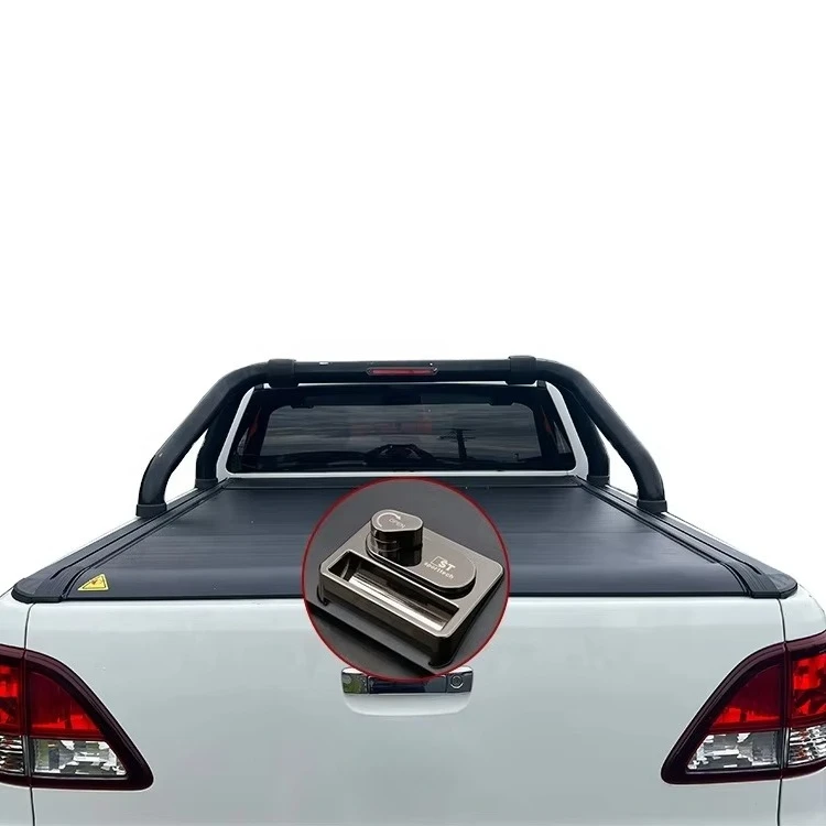 Custom Logo Lockable Manual Password Lock Aluminum Alloy Pick up Truck Bed Cover Tonneau Cover for Back Cover Mazda Bt-50 2017