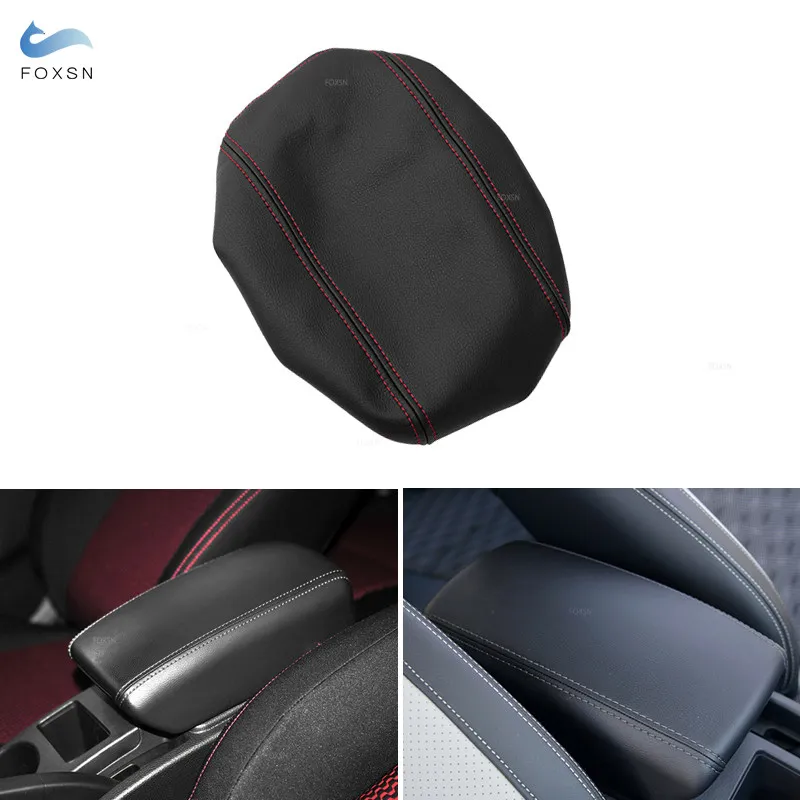 Car Interior Center Control Armrest Box Cover For Nissan Qashqai 2008 2009 2010 2011 2012 2013 -2017 Microfiber Leather Decor