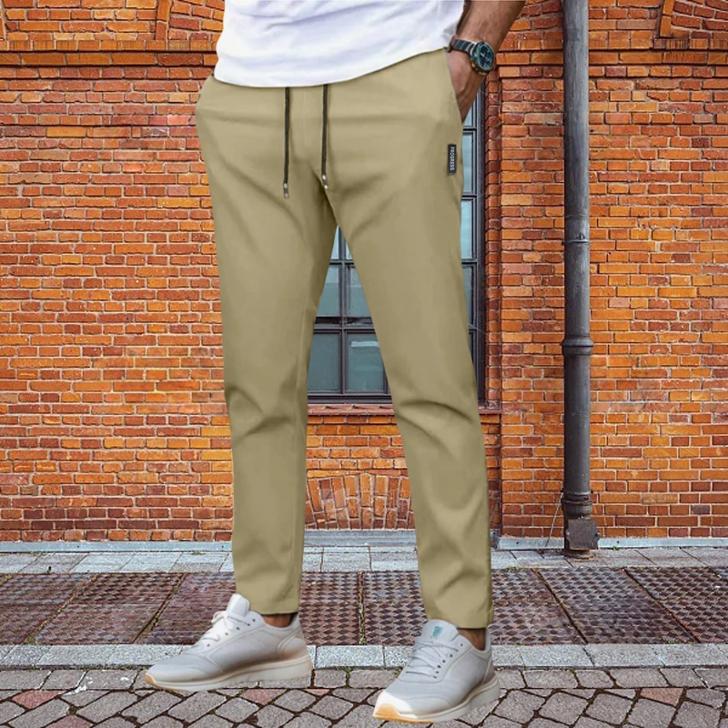 سراويل كاجوال للرجال، سراويل رجالية، سراويل رياضية للرجال، سراويل ركض صيفية رفيعة، سراويل طويلة عصرية للرجال، مناسبة للارتداء اليومي وغير الرسمي، خفيفة الوزن، مثالية للمهرجانات، ملابس قابلة للهدايا