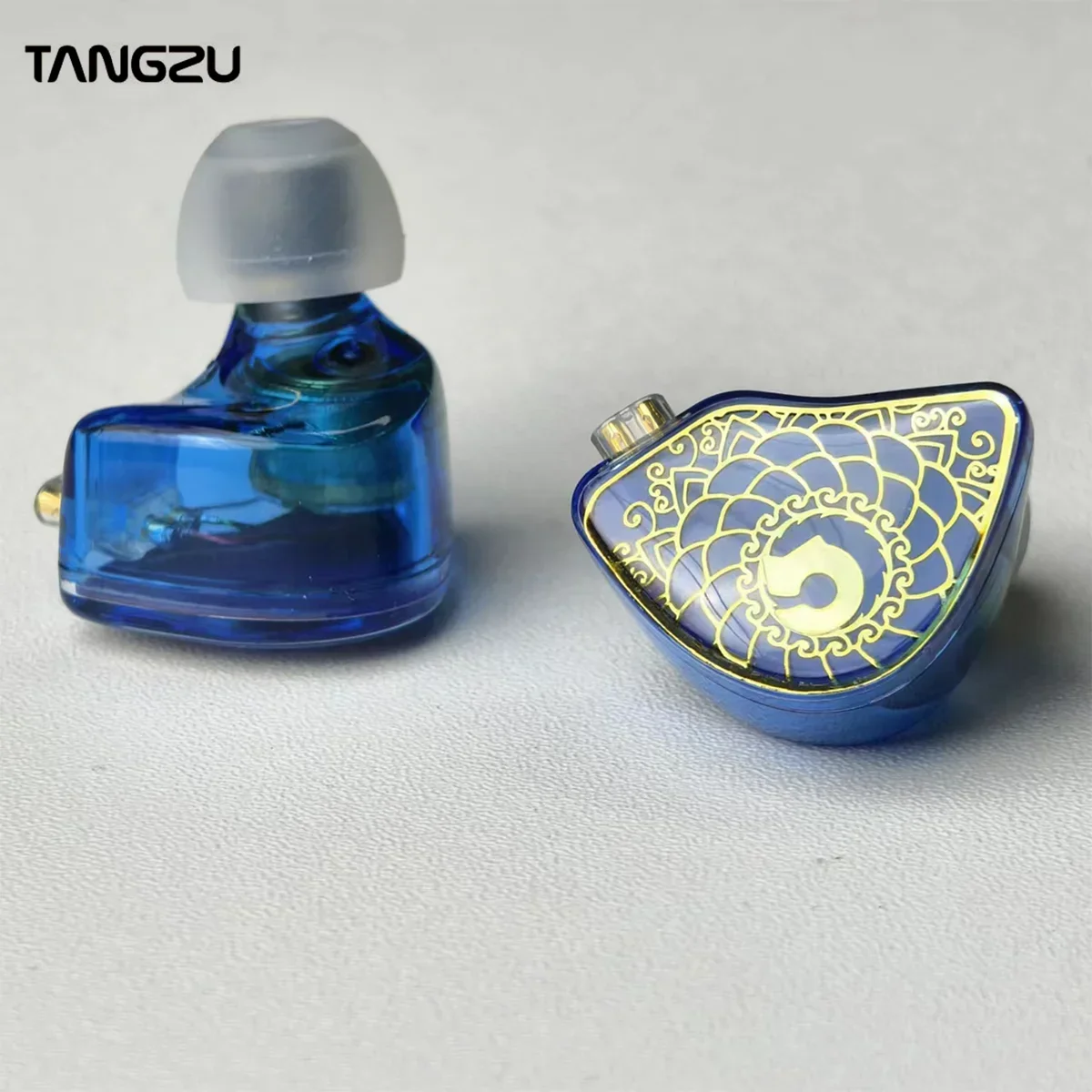 TANGZU WANER SG Headphones Gemstone Blue In-ear Earphone HiFi Audio IEMs 0.78mm Plug Detachable Cable wired WAN ER Headset