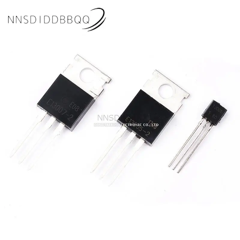 MJE13001/13003/13005-2/13007 power switch Triode Transistor Throught Hole TO-92/126/220 Electronics Components