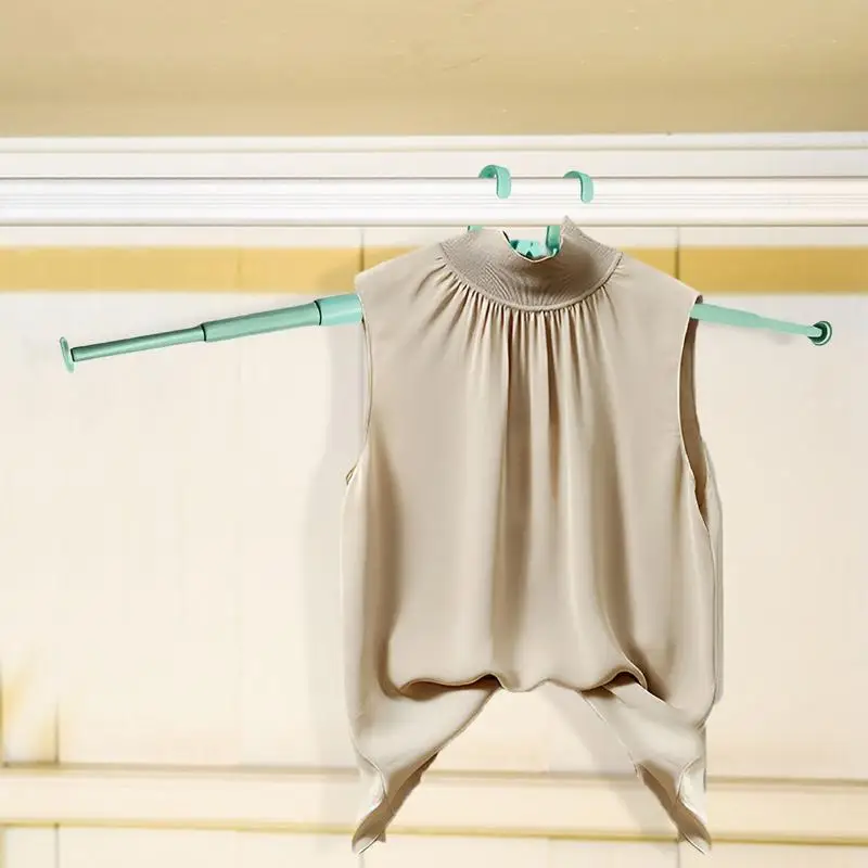 Foldable Coat Hanger Multifunctional Portable Clothes Hanger Organizer Space Saving Hangers Multifunctional Shirt Suit Hanger